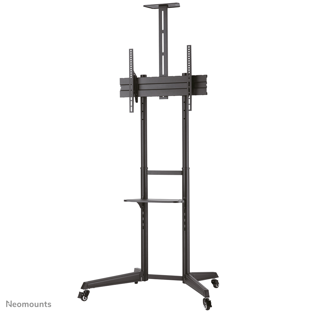 Neomounts FL50-550BL1 Support au sol mobile pour écran 37-70" - étagère multimédia et support caméra inclus